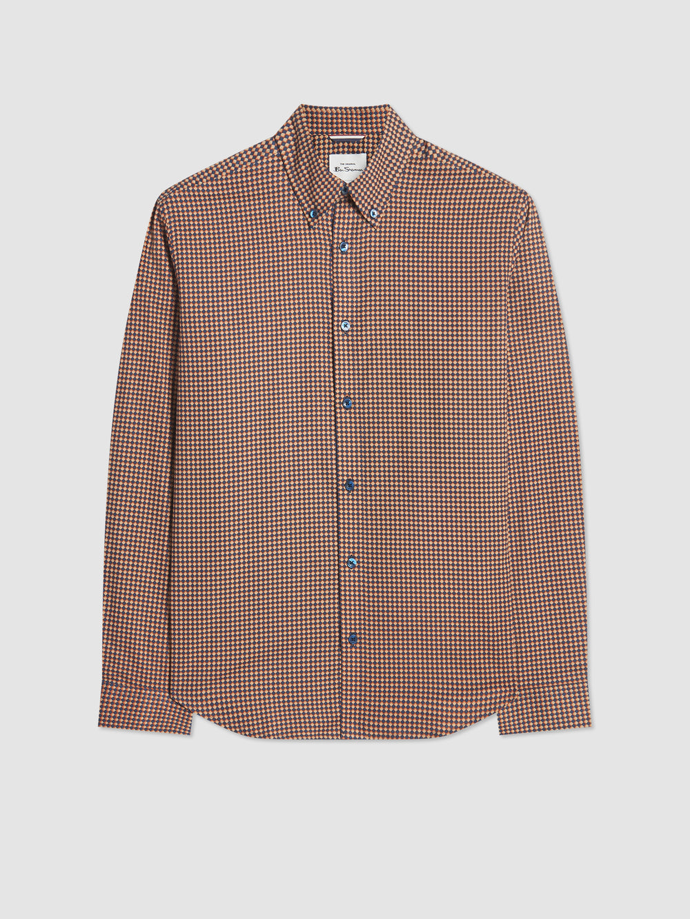 Chemises Ben Sherman Signature Chevron Orange | JMS-71767660